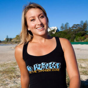 Black Form Fitting Spandex Cotton Singlet