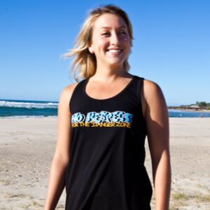 Black Loose Fitting Style Singlets